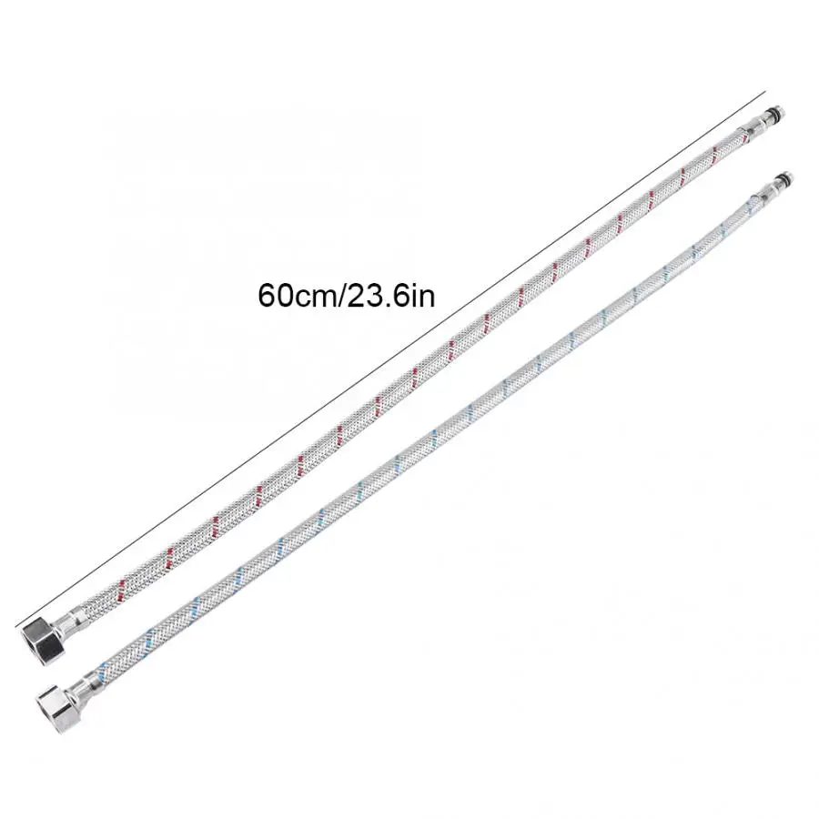 Гибкий 2 шт. разъем для смесителя из нержавеющей стали Гибкая линия подачи воды