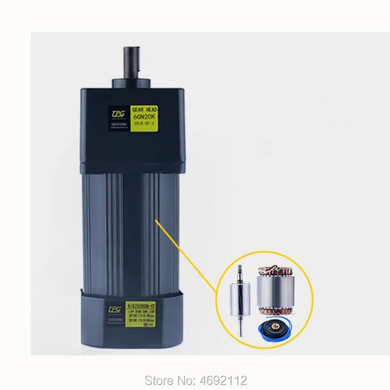 Регулируемая скорость/редукторный двигатель переменного тока 60 Вт 220 В 5ik60rgn cf3k 12.