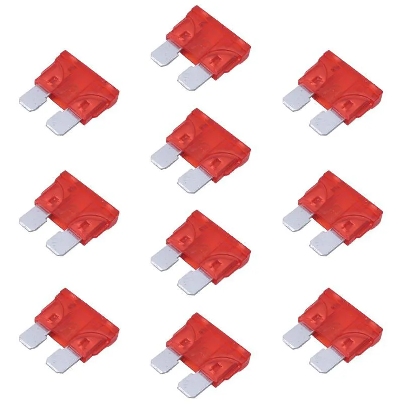 Предохранитель 10x 10A для автомобилей ATC предохранитель 10 А легковых и мотоциклов