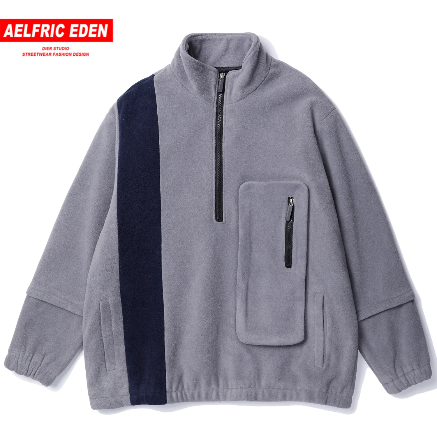 Мужские куртки с карманами в стиле пэчворк повседневные хлопковые пальто