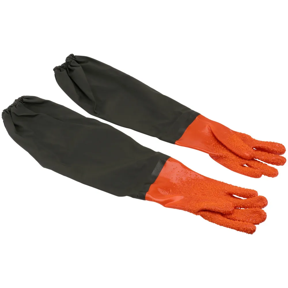 

1Pair Rubber Working Gardening Durable Fishing Black Orange