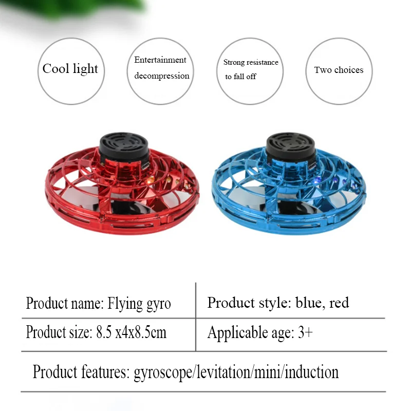 

UFO Induction Aircraft Anti-collision Magic Aircraft Helicopter Fidget Spinner Flying Ball Toys for Boys Girl