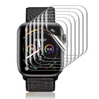 Для Apple Watch 6 SE iWatch 40 мм 44 мм защита для экрана серии 5 4 Гибкая прозрачная пленка из ТПУ покрытие без пузырьков анти-чехол от царапин