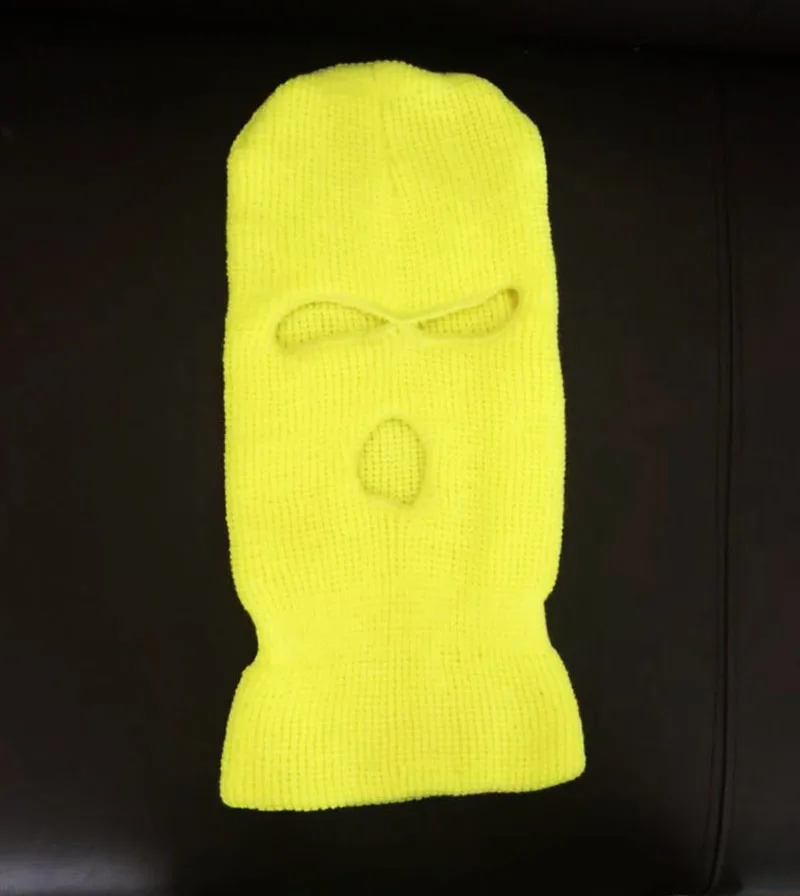 1 шт. Бесплатная доставка зимняя Лыжная шапка 3 маска с прорезями для шеи Хэллоуин