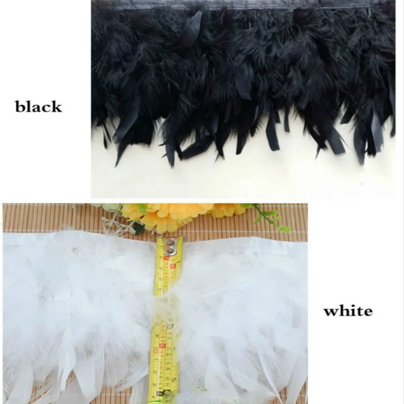 Перья индейки для рукоделия отделка бахромой перо Разрывное полотно боковой