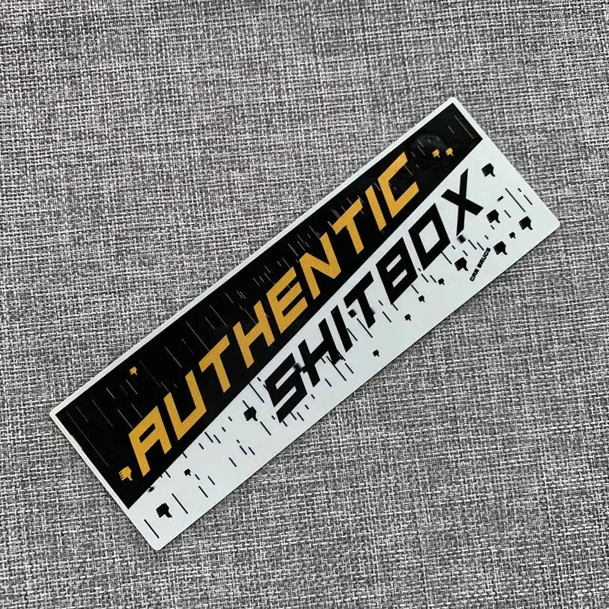 JDM отражающая Автомобильная наклейка аутентичная виниловая Shitbox для