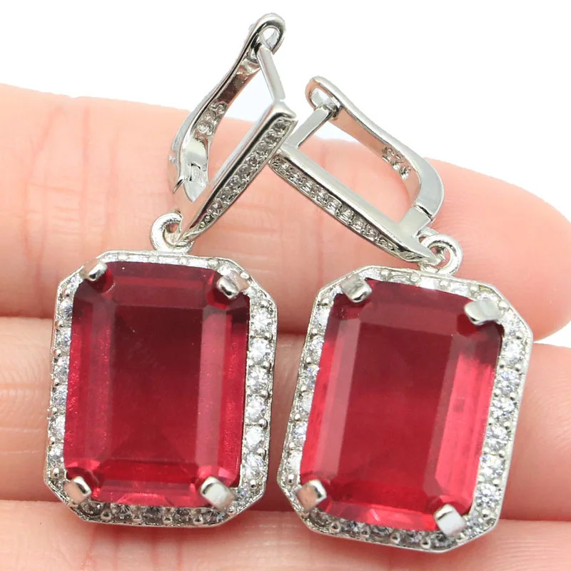 37x16 мм необычный розовый турмалин кунцит Белый Яркий Циркон подарок для женщин