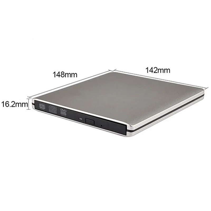 USB 3 0 Портативный супер тонкий DVD привод Внешний оптический CD/DVD-RW горелки Писатель