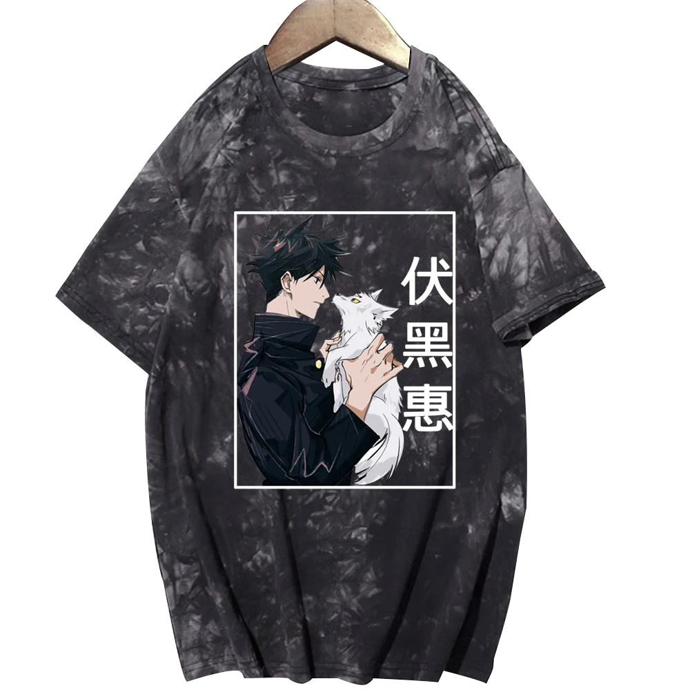 

Anime Jujutsu Kaisen Top Tshirt Men and Women Loose Tshirt