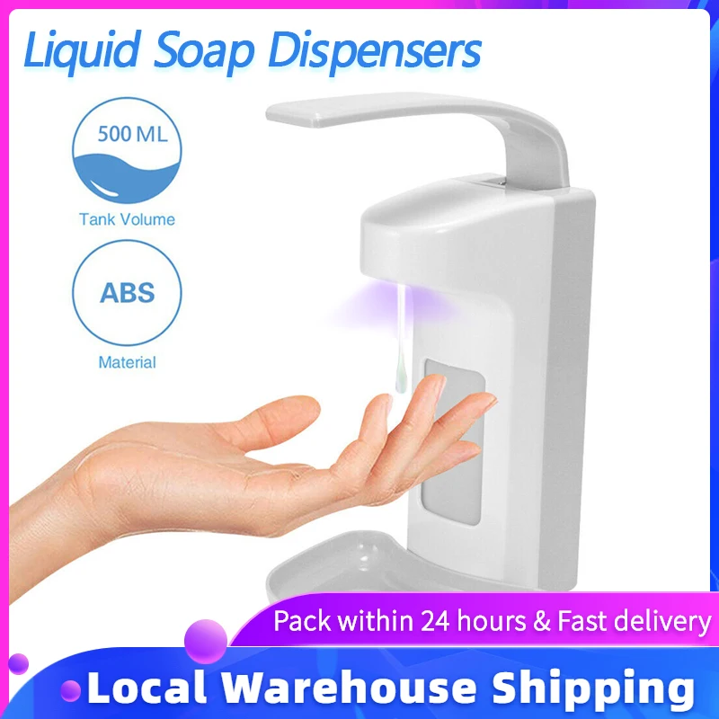 

500ml Liquid Soap Dispensers Portable Soap Dispensers Wall Mounted Hand Sanitizer Liquid Soap Dispenser Soap Dispenser Kitchen