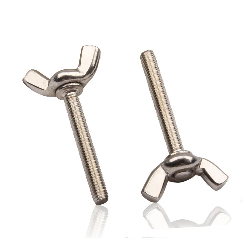 5pcs/lot 304 stainless steel butterfly screw M6*12-M8*50 Butterfly bolt clevis hand SZ121-2 | Обустройство дома