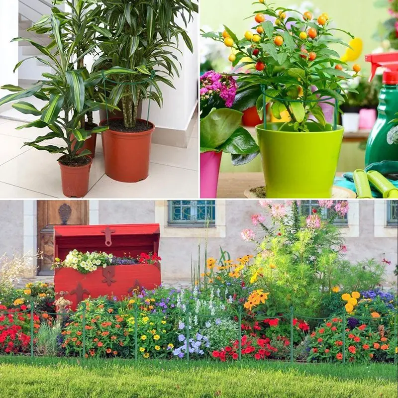 

Discount household items and pet items 10pcs Plant Support 35cm,Green For Potted Plants Room Decoration Accessories 2021 New