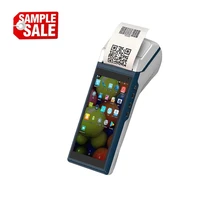 4g android 7 1 handheld pos terminal with 58mm built in printer nfc reader mobile barcode scanner