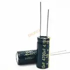 10 в 4700 мкФ 10*25 высокочастотный низкоимпедансный алюминиевый электролитический конденсатор 4700 мкФ 10 в 20%