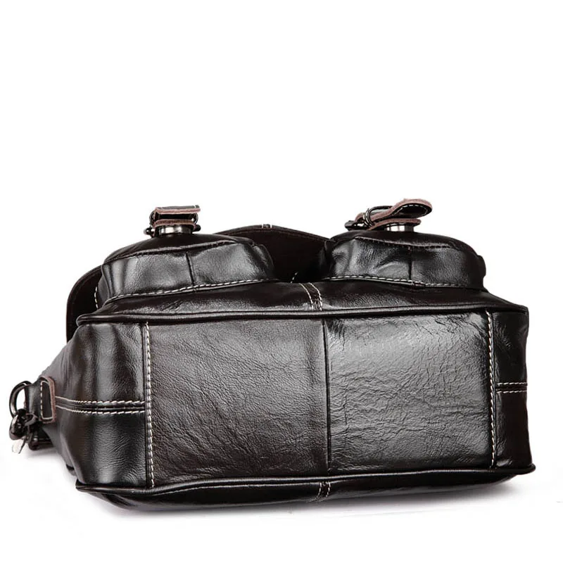 Женская сумка-мессенджер Байкерская сумка из натуральной кожи женская на плечо