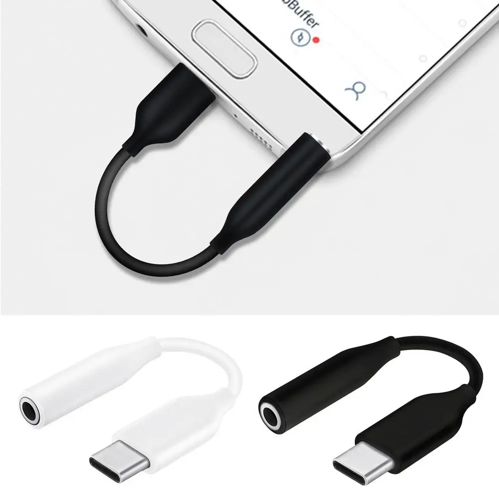 

USB Type C To 3.5 MM Headphone Jack Adapter USB C To Aux Audio Dongle Cable Cord Headphone Adapters Accessories For Pixel 4 3 2