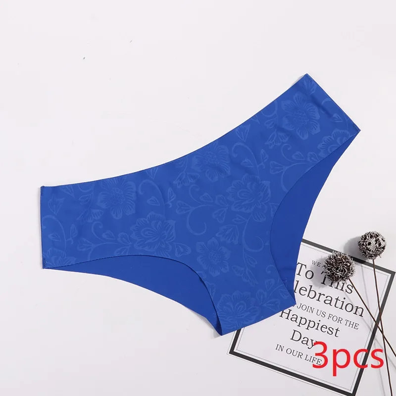 Blue Горячая Распродажа, бесшовные Повседневные трусики, нижнее белье, женские трусики, бесследные, необработанные, сексуальное нижнее белье, хипстерские трусы, интимная Новинка - Цвет: Blue