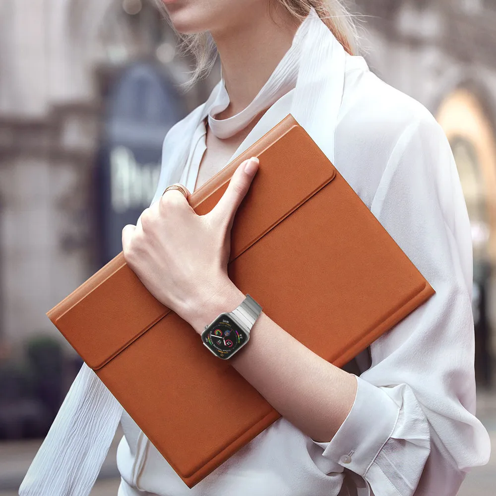 For Apple Watch Band Stainless Steel Watch Strap 40mm 44mm Butterfly Bracelet for  Series 1 2 3 4 5 6 Watches Band 42mm 38mm