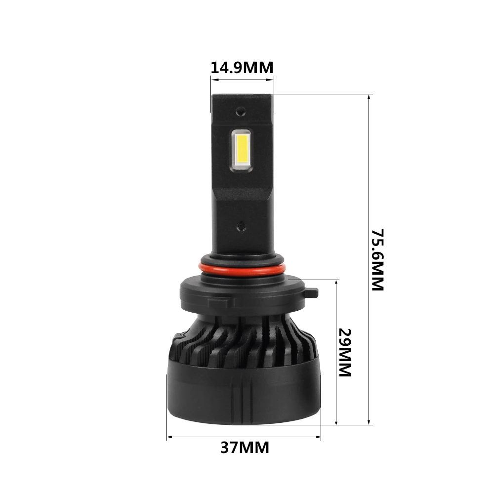 2 шт. Автомобильные светодиодные лампы CANBUS 9005/HB3 9006/HB4 6500 к 12 в 45 Вт|headlight bulb|h7 ledled