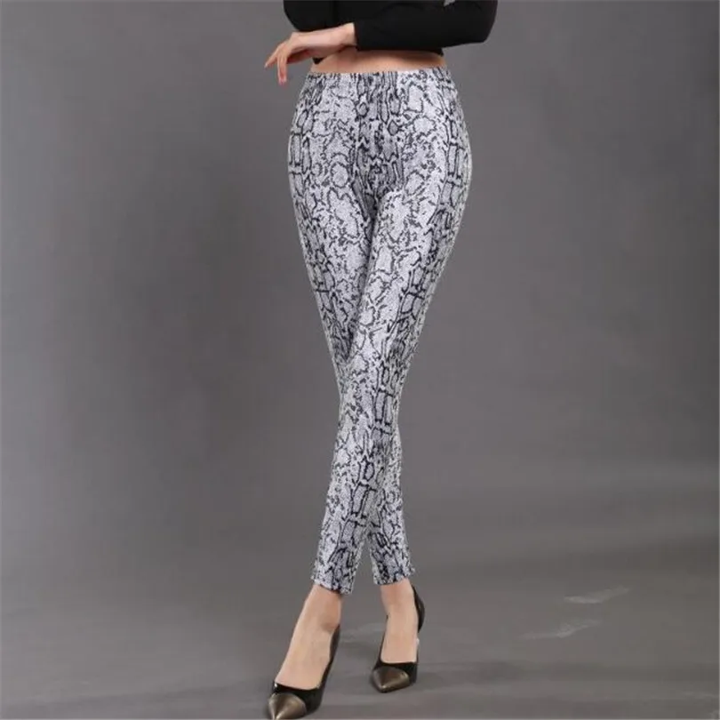 PD82 Gray snake CHSDCSI, женские леггинсы для фитнеса, пуш-ап, леггинсы с высокой талией, леггинсы для тренировок, модные женские леггинсы со змеиным принтом размера плюс, штаны - Цвет: PD82 Gray snake