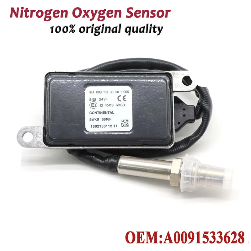 

A0091533628 Nox Sensor For Mercedes-Benz Actros Atego LKW EURO 4 5 6 24V 0061537328 0091533628 5WK96616D 5WK96616F 5WK96616E