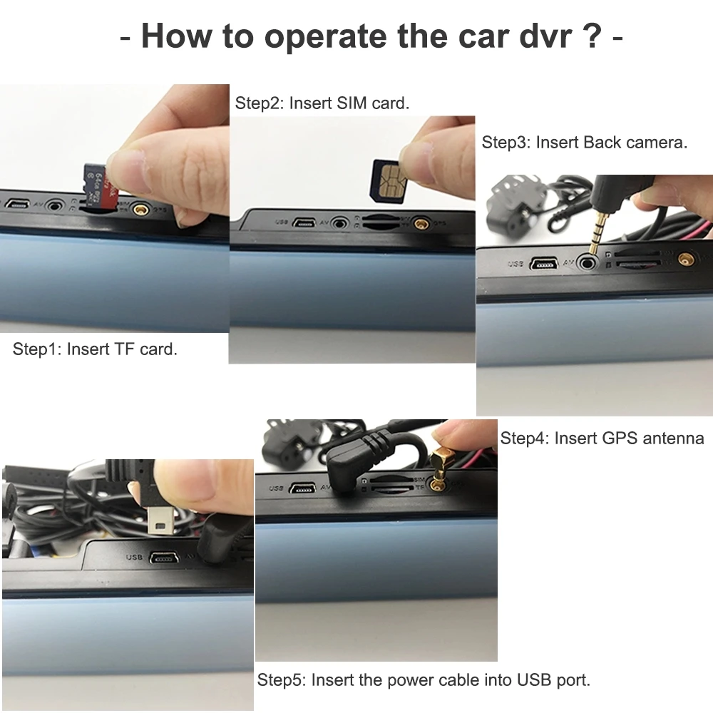 Автомобильный видеорегистратор на зеркало заднего вида 12 дюймов 4G Android 8 1 с GPS