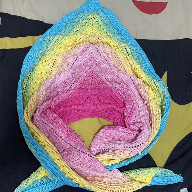 5 детское кружевное хлопковое пирожное нить ручной полые градиентная расцветка