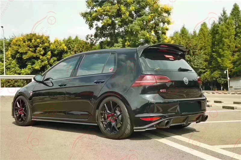 Для Volkswagen Golf 7 5 обычная версия r line GTI MK7 mk7.5 хвост из углеродного волокна верхнее