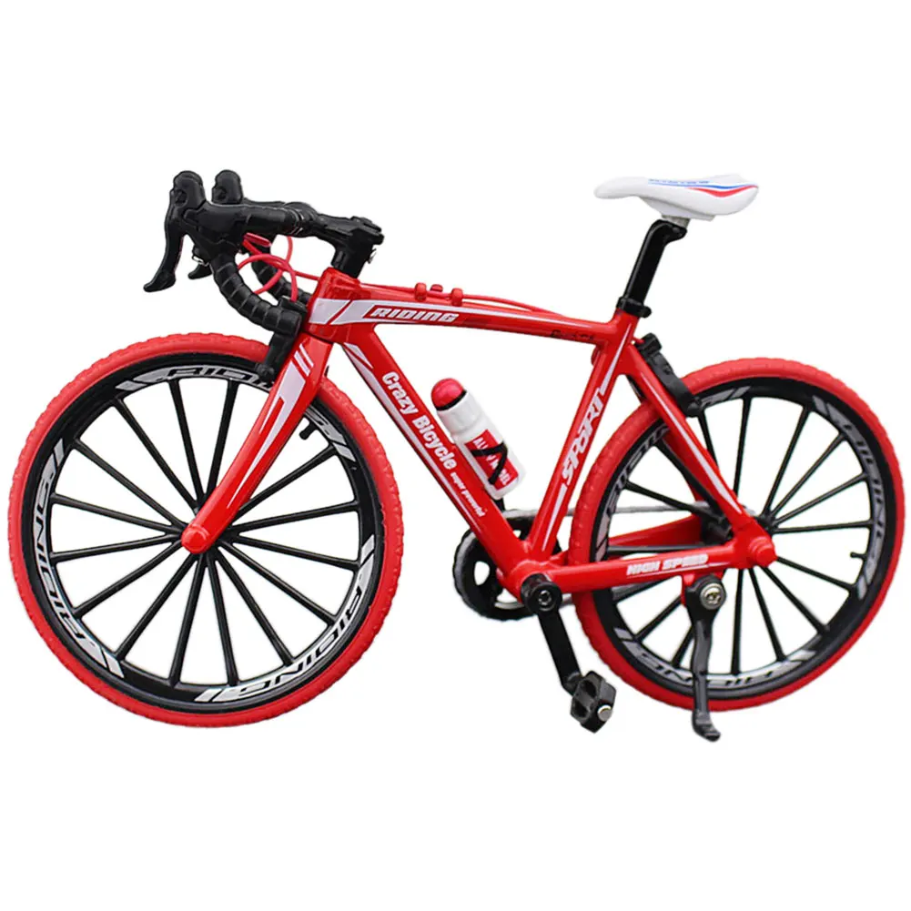 

Mountain Bike Simulation Kids Mini Classic Diecast Toys Cross Decor Collection Metal Racing Cycle Home Bicycle Model Bend Gift