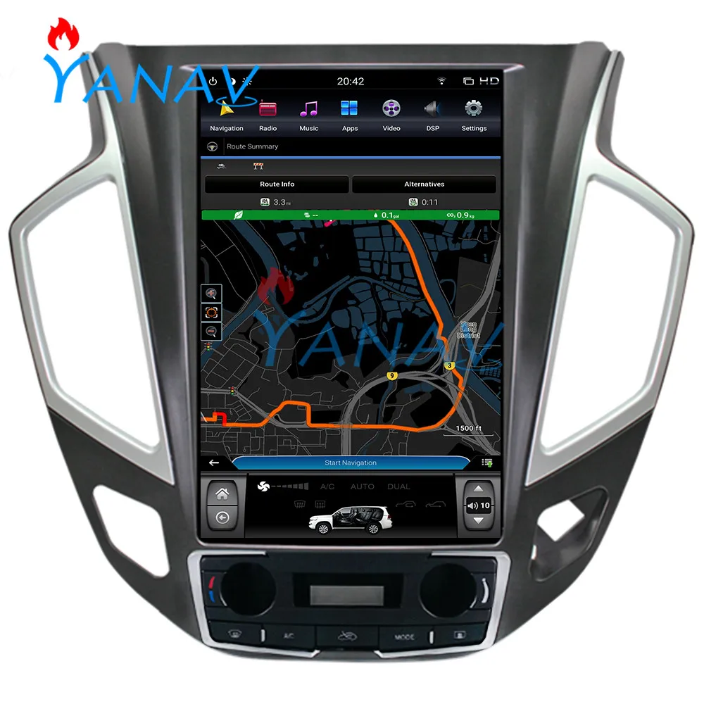 Автомобильный мультимедийный плеер вертикальный экран HD IPS GPS-навигация для-DONGFENG