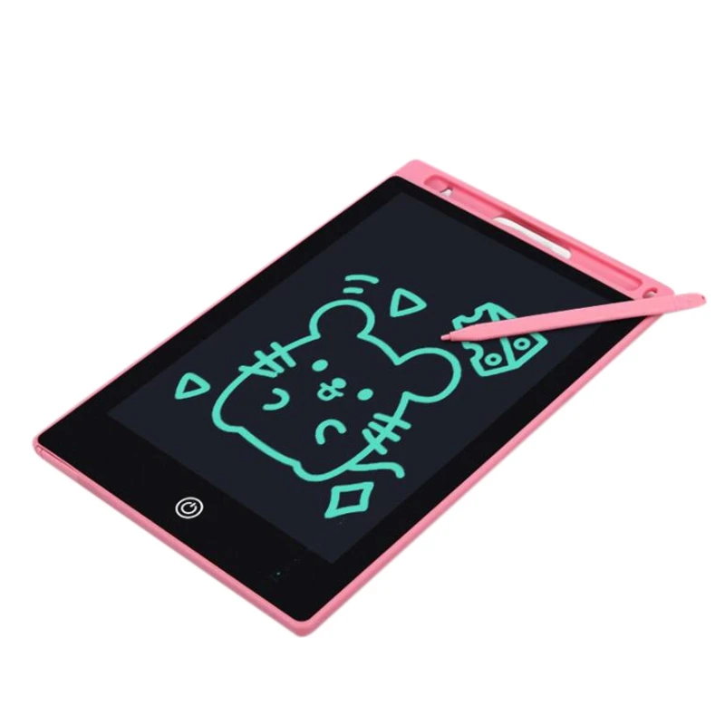 

8.5 Inch Display, Erasable Drawing Writing Tablet, With Delete Button And Lock Switch - (Pink)