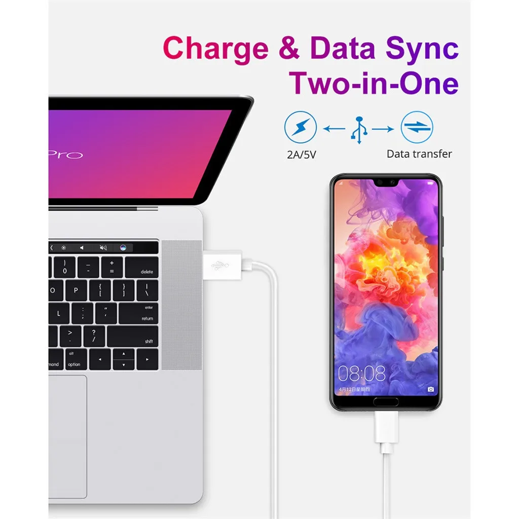 Micro-USB Cable Charger For Samsung Huawei Android Phone 5A USB Data Fast Charging 1M/1.5M/2M 19Oct | Мобильные телефоны и
