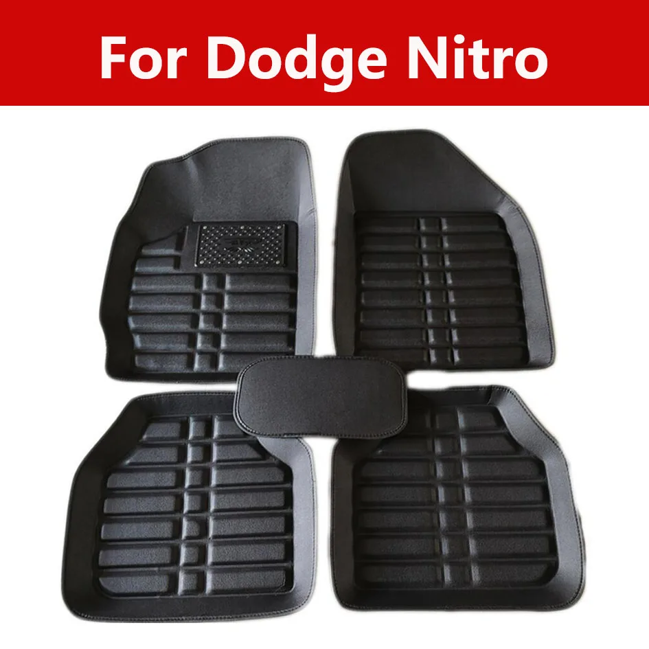 Car Floor Mats Foot Rugs Auto Carpets Stickers Styling For Dodge Nitro All-Weather leather | Автомобили и мотоциклы