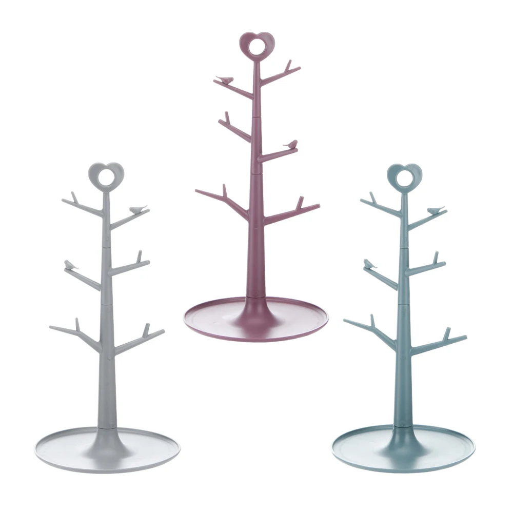 Подставка-полка подставка для чашки подвесной слив в форме дерева портативное