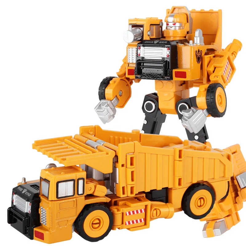 

2 in 1 Alloy Model Transforms Robot Car Diecasts Engineering Construction Vehicle Truck Assembly Deformation Toy Robot Kid Toys