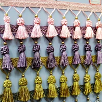 3 meter european style fringe lace tassel trimming curtain edging trim ribbon curtain upholstery diy decor crafts accessory