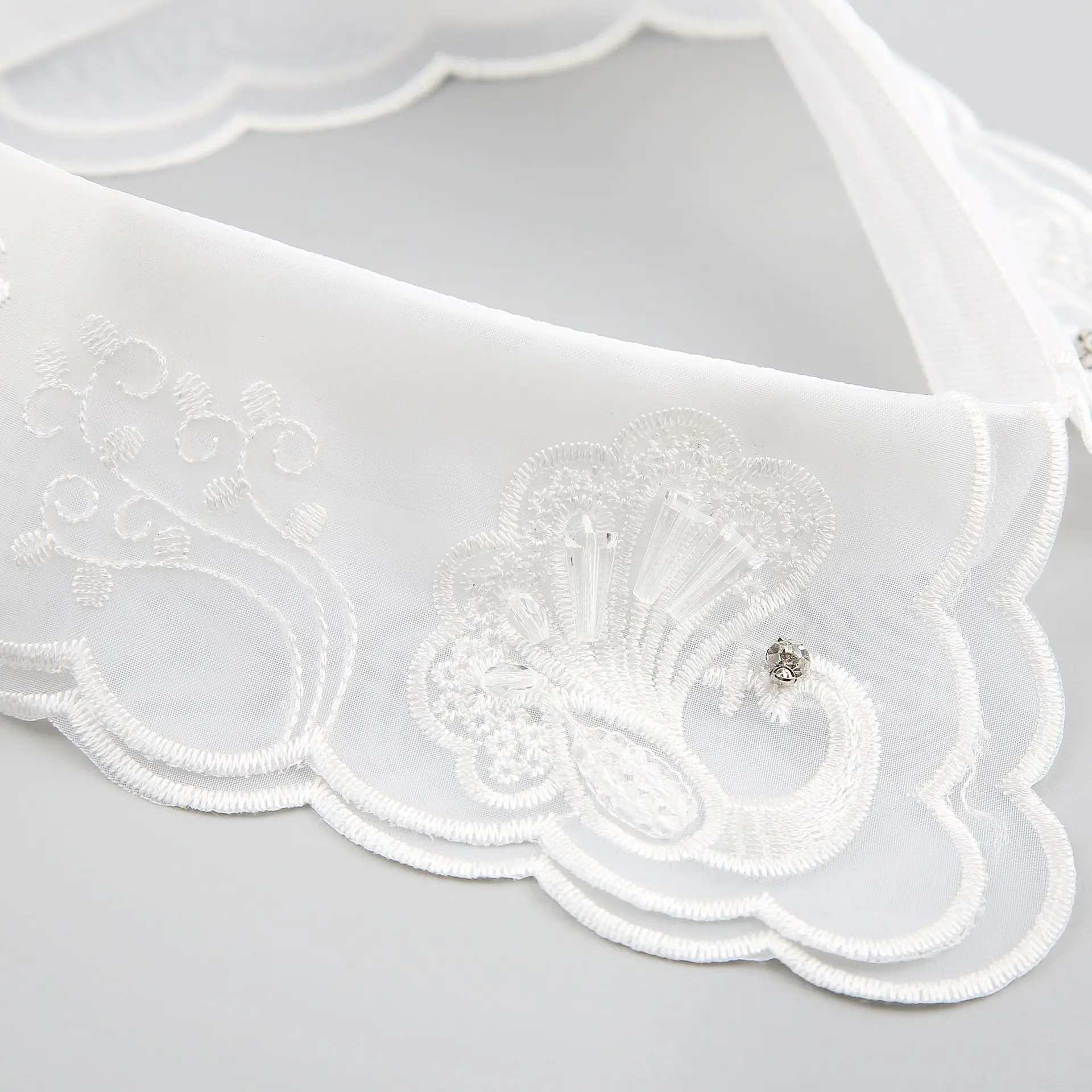 Linbaiway Для женщин из кружева с цветочным узором и вышивкой Ложные воротнички