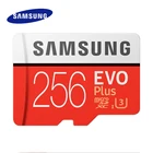 Samsung EVO карта памяти Micro sd, класс 10, 32 ГБ, 64 ГБ, 128 ГБ, 256 ГБ