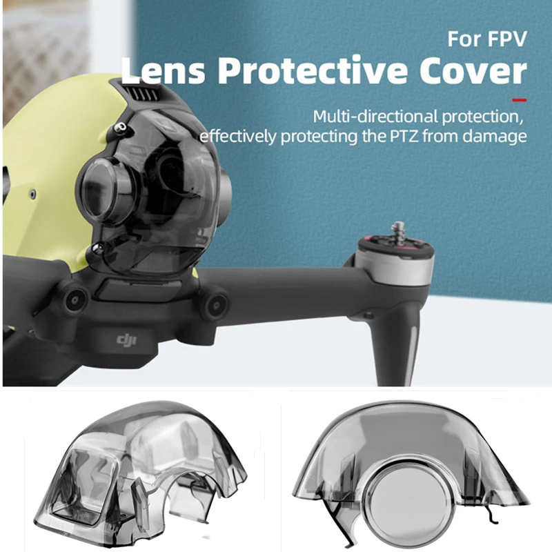 

For DJI FPV Combo Lens Cap Gimbal Lens Protective Anti-Scratch Cover Quick-Release PC Protector Case Drone Quadcopter Accessory