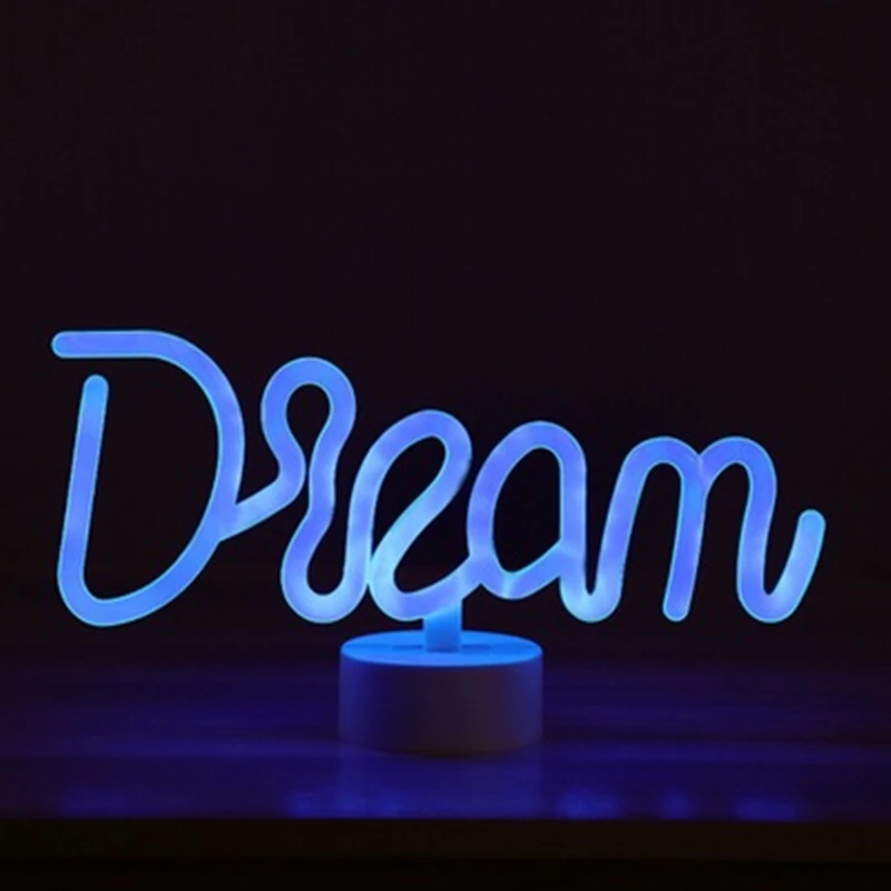 

LED Bar Lights Neon Decor Table Lamp Personalized Words for Store Bar Advertising Sign Neon Top Wedding Love Home Decoration