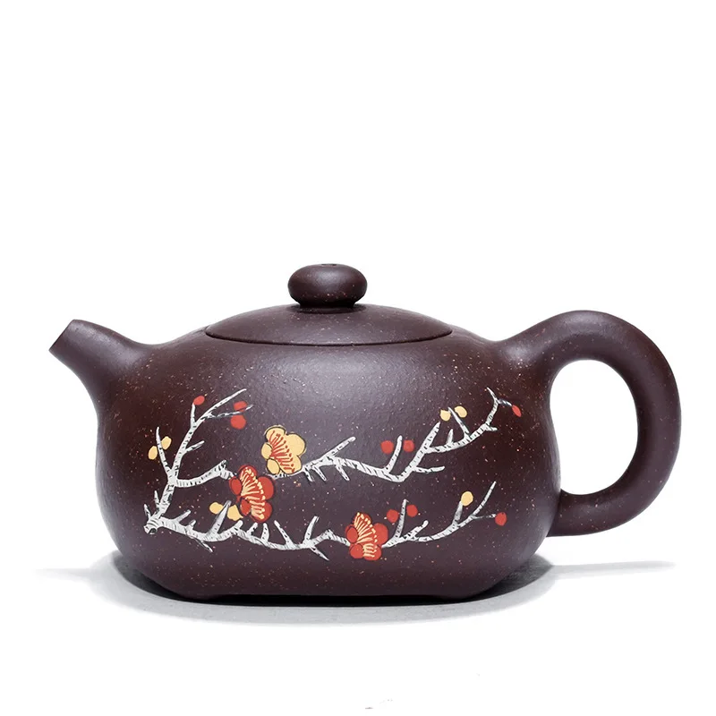 

Teapot Plum Pile Half A Month Purple Gold Sand Famous Nervous Jun Liang Manual Travel Tea Set Tiny The Shang Dynasty Hair