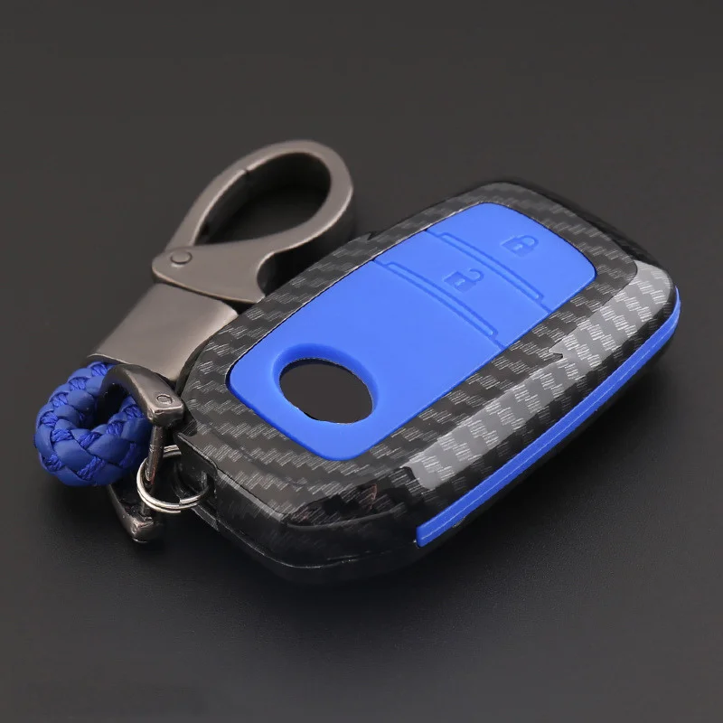 Углеродное волокно чехол для дистанционного ключа от машины Обложка Toyota Chr C-hr Land