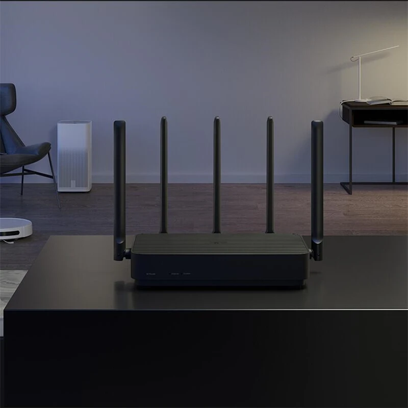 Двухдиапазонный Wi-Fi роутер Xiaomi Router 4 Pro Gigabit 2 4G/5 0 ГГц 1317 Мбит/с 128 Мб 5 антенн с