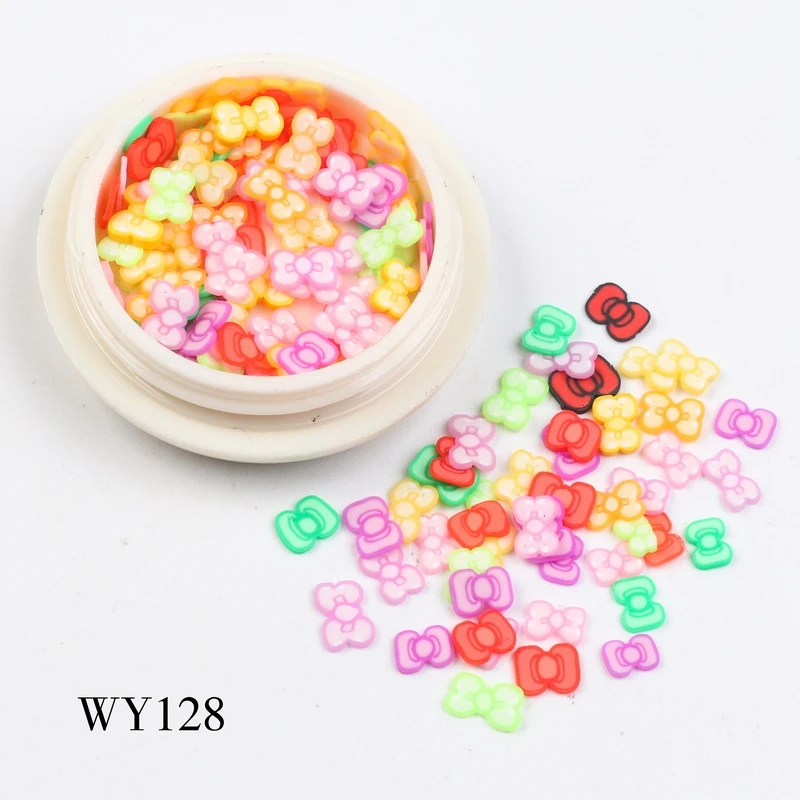 1 бутылка Мягкая Керамика дизайн ногтей украшения аксессуары поставки DIY 3d части