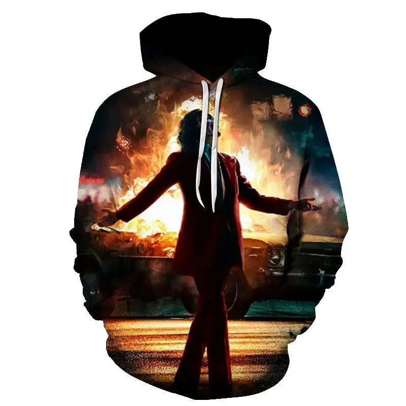 О Джокер 3D принт Толстовка толстовки для мужчин и wo хип хоп забавные осенние