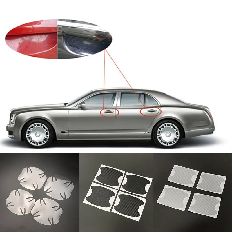 4 шт. Защитная Наклейка на дверную ручку автомобиля для Honda Brio clearity VEZEL Passport Pilot HR-V