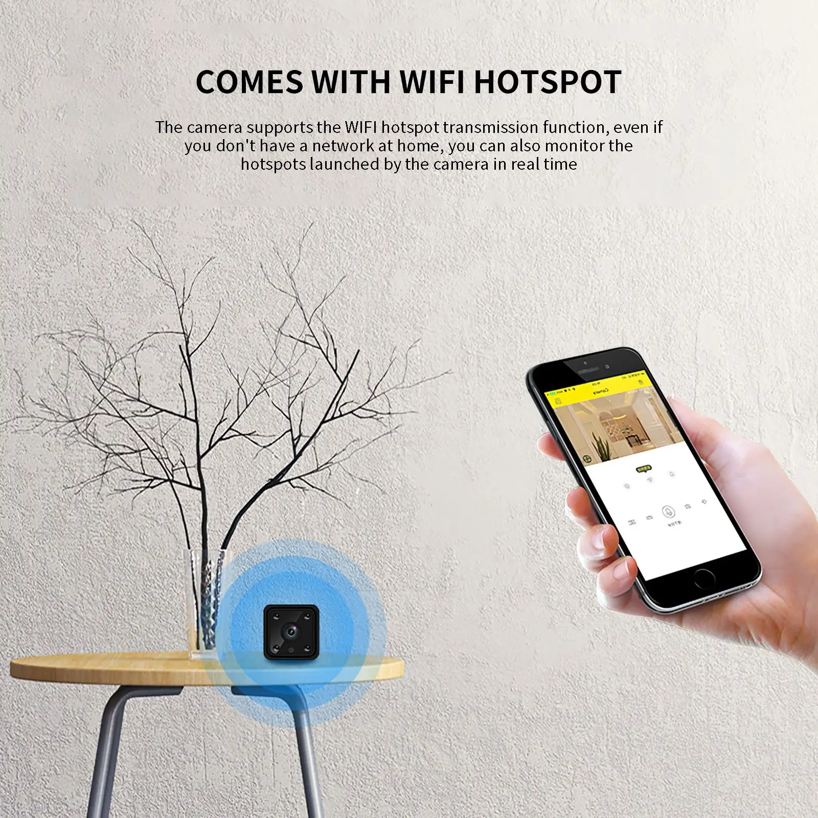 

Квадратная Wi-Fi камера с обнаружением горячих пятен и высоким разрешением