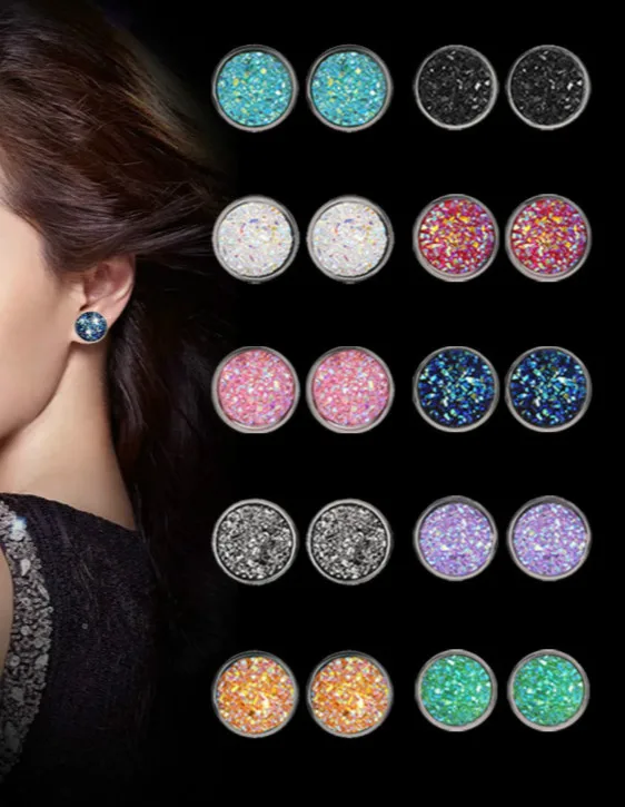 Харадзюку простые круглые матовые Фэнтези звезда драгоценность из нержавеющей