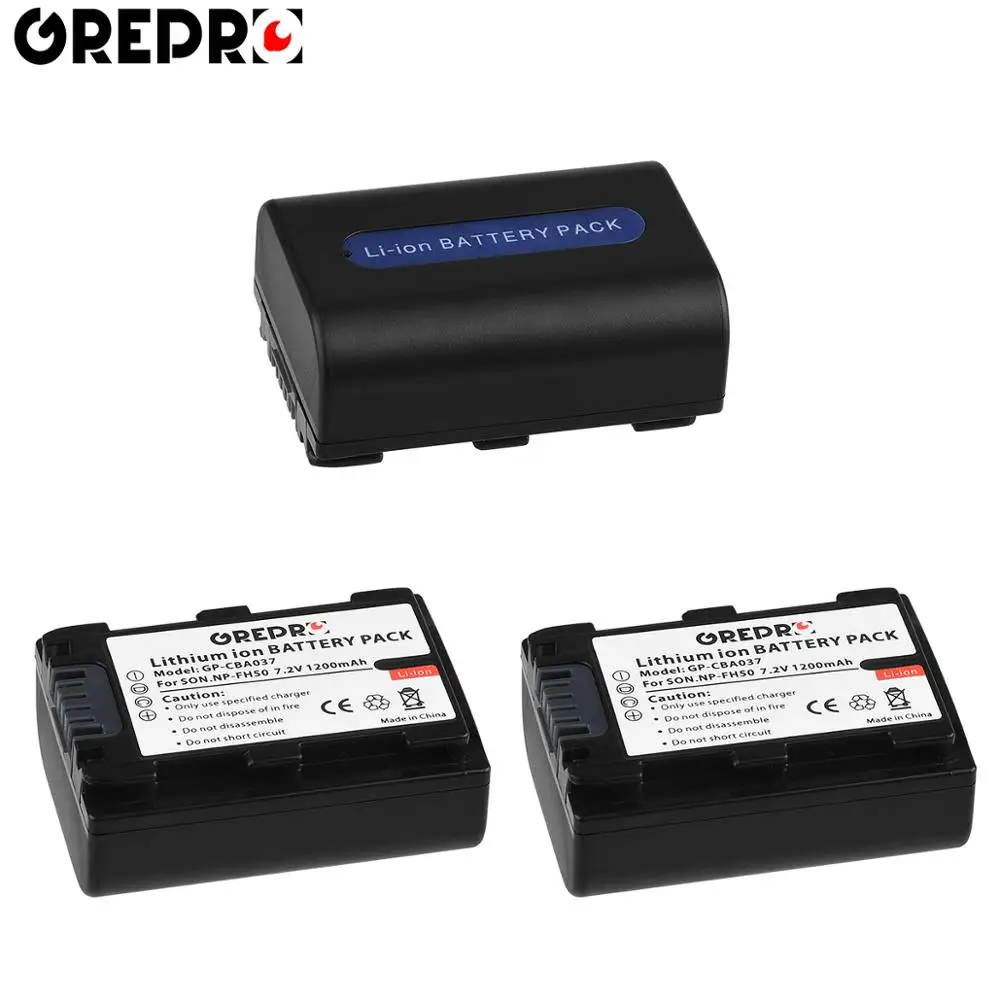 2 шт. NP-FH50 NP FH50 NPFH50 батарея + ЖК-зарядное устройство USB для Sony HX1 HX100 A230 A290 A330 A390 CX100E