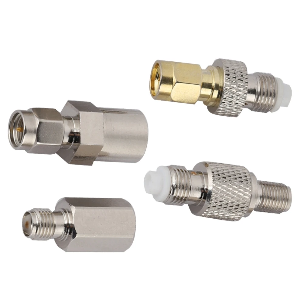 SOONHUA 4pcs FME To SMA Connector Adapter Converter​​ DAB Aerial Converters For Antenna |